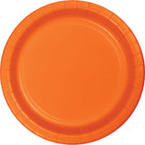 Sunkissed Orange Paper Luncheon Plates By Creative Converting
