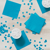 Bermuda Blue Paper Beverage Napkins