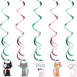 Purrfect Party Dizzy Danglers
