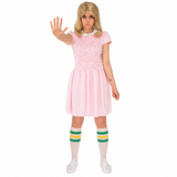 Stranger Things Eleven Classic Pink Dress Adult Costume – Rubie's