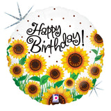 Sunny Sunflower 18" Foil Balloon By Mayflower Distributing Company