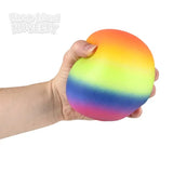 4" Squish & Stretch Rainbow Ball