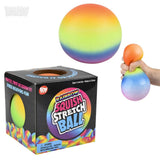 4" Squish & Stretch Rainbow Ball