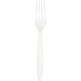 Premium Plastic White Forks, 24 Pack By Creative Converting