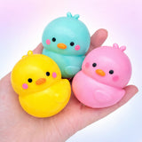 Top Trenz Sticky Bubble Blobbies Duckies 3-Pack Squishy Fidget Toys