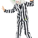 Beetlejuice Classic Striped Suit Costume for Kids | Amscan