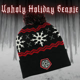 Beelzebuck Unholy Holiday Beanie by FootClothes – A Wicked Twist on Festive Style