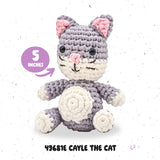 🐱 Amigurumi Crochet Kit – Caylee the Cat  Create Your Own Plush Kitty Friend!