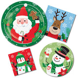 ⭐ Christmas Cheer 9-Inch Luncheon Plates – 8 Count