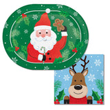 ⭐ Christmas Cheer 7-Inch Dessert Plates – 8 Count