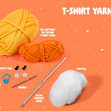 🧸 Amigurumi Crochet Kit – Billy the Bear  Create Your Own Plush Bear Friend!