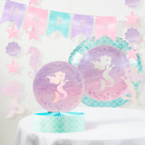 Mermaid Shine Hanging Paper Cutouts