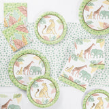 Safari Baby 9"  Paper Dinner Plates