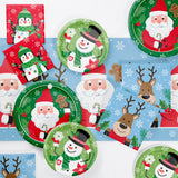 ⭐ Christmas Cheer 9-Inch Luncheon Plates – 8 Count