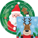 ⭐ Christmas Cheer 9-Inch Luncheon Plates – 8 Count
