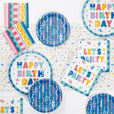 Party Patterns 7-inch Luncheon Paper Plates By Creative Creation