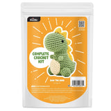 🦖 Amigurumi Crochet Kit – Dan the Dino  Create Your Own Plush Dino Friend!