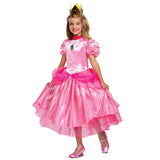 Nintendo Super Mario Princess Peach Deluxe Kids Costume by Disguise