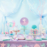 Mermaid Shine 9" Dinner Paper Plates