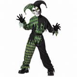 Jokes on You Evil Jester Kids Costume | California Costumes