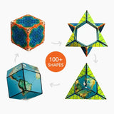 2.4" Shashibo Magnetic Puzzle Cube – Earth- Fidget Toy
