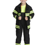 Aeromax Jr. Firefighter Suit – Black | Kids Costume