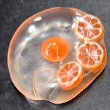 Tangerine Handmade Clear Coconut Oil Squishy Ball – Zero Rebound