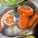 Tangerine Handmade Clear Coconut Oil Squishy Ball – Zero Rebound
