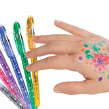 ✨ Ink-A-Do Tattoo Pens – Set of 6 Gel Pens
