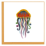 Jellyfish Greeting Card by Quilling Card