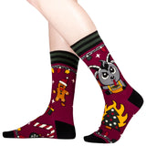 Kwampus Holiday Socks by FootClothes