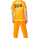 Adult Convict Prisoner Costume – 2 Piece – Karnival Costumes