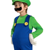 Super Mario Bros. Luigi Deluxe Kids Costume by Disguise