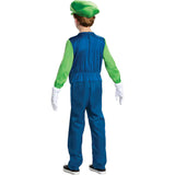 Super Mario Bros. Luigi Deluxe Kids Costume by Disguise