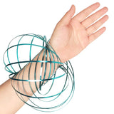 Mozi Geometric Stainless Steel Sensory Spring Toy – Blue- Fidget Toy