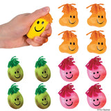 "Little Timmy" Neon Smile Face Squish Toy