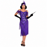 Dreamgirl Miss Ritz Purple Flapper Costume – Adult