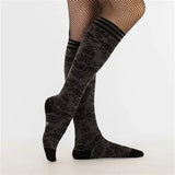 Bat Damask Adult Knee High Socks One Size Fits Most By FootClothes