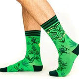 Devil's Lettuce Adult Crew Socks One Size Fits Most By FootClothe