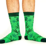 Devil's Lettuce Adult Crew Socks One Size Fits Most By FootClothe