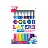Color Layers Double-Ended Layering Markers, 8 Count By Ooly