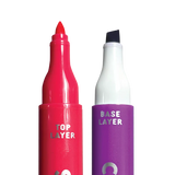 Color Layers Double-Ended Layering Markers, 8 Count By Ooly