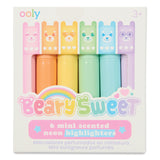 Ooly Beary Sweet Mini Scented Highlighters – Set of 6