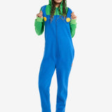 Super Mario Luigi Adult Onesie Costume | OppoSuits