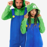 Super Mario Luigi Adult Onesie Costume | OppoSuits