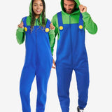 Super Mario Luigi Adult Onesie Costume | OppoSuits