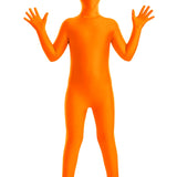 Orange Second Skin Full-Body Bodysuit Costume for Kids | Karnival Costumes