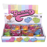 1.5" Mini Gummy Capybara Glitter Squishy