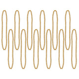 Party Beads Gold – 12 Pack by Beistle