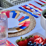 Modern Patriotic 8" Salad Plates